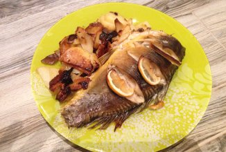 Карп из духовки