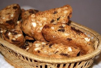 Бискотти шоколадные