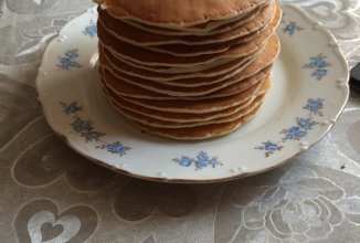 Панкейки с яблоком и Бананом