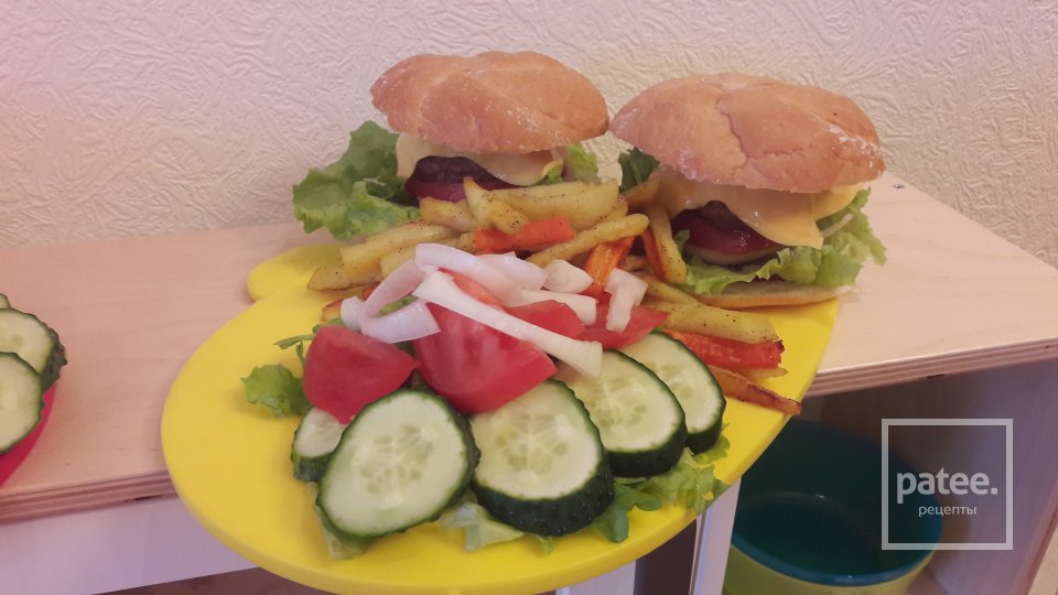 Американский ужин 🍔 🍟 - Шаг 10