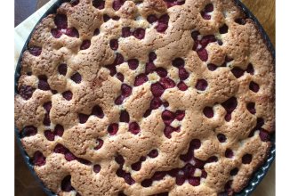 Малиновый пирог.