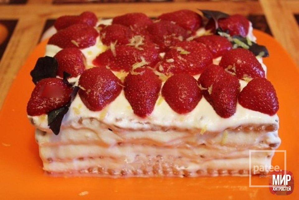 Торт из печенья и творога. 🍓 - Шаг 3