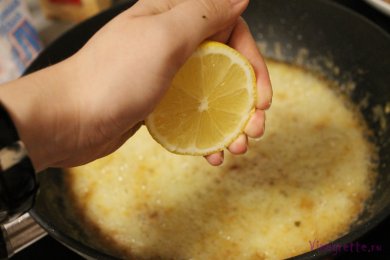 Truite aux amande/ Форель с миндалем - приготовление