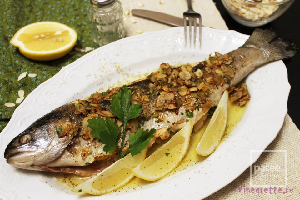 Truite aux amande/ Форель с миндалем - Шаг 8