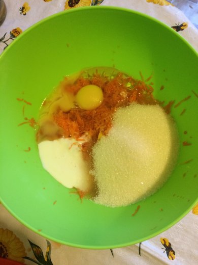 Морковные капкейки - Шаг 1