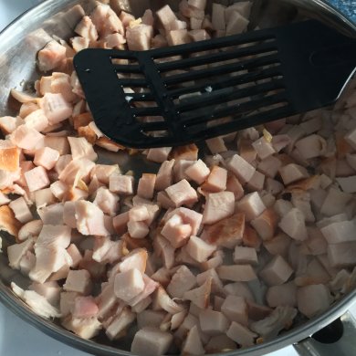 Фарфалле с копченой курицей и овощами - Шаг 2