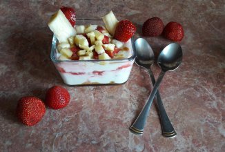 Кефирно-сметанный десерт