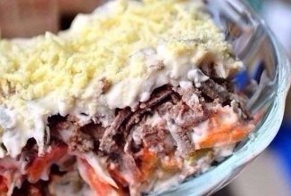 Салат слоёный «Печёнкин»