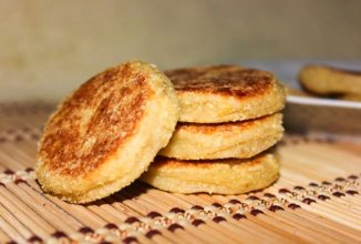 Творожно-банановое печенье