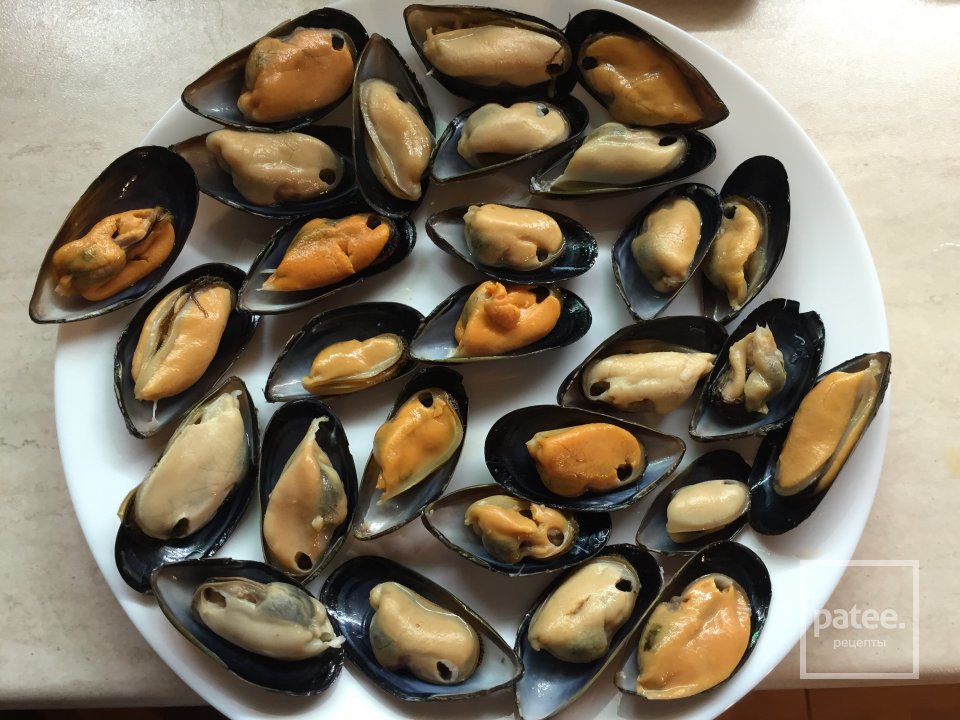 Мидии по средиземноморски - Шаг 1