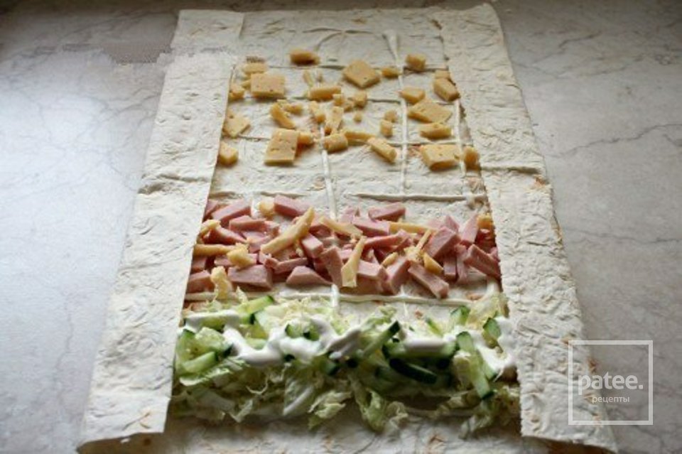 Рулет из лаваша "Пятница" - Шаг 1