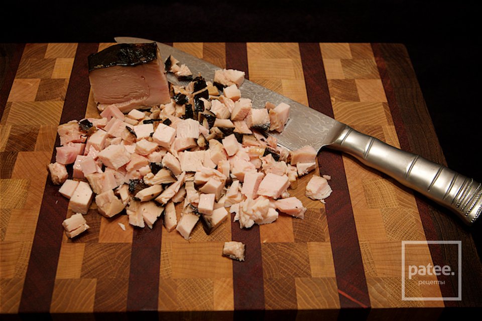 БОГАТАЯ ОКРОШКА ИЗ ЗЕЛЁНЫХ РАЗНОСТЕЙ С ТЕЛЯЧЬИМИ ЯЗЫКАМИ - Шаг 16