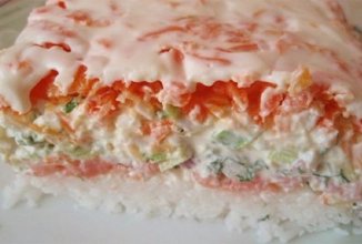 Салатик  "Ленивые суши".