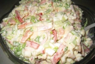 Очень вкусный салатик "Берлинский".