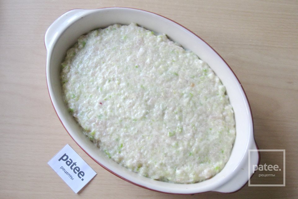 Нежная запеканка из кабачков и куриного филе - Шаг 12