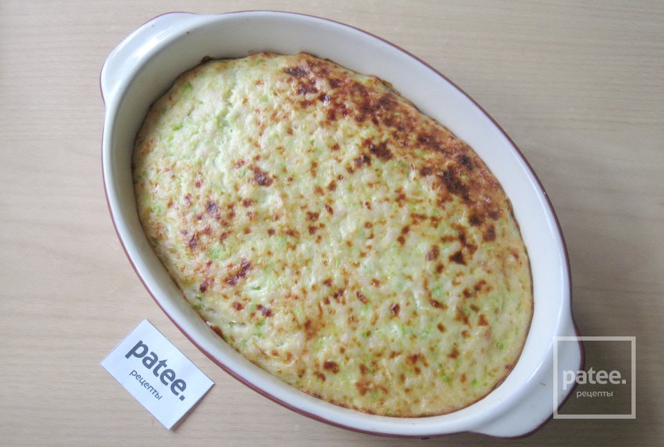 Нежная запеканка из кабачков и куриного филе - Шаг 13