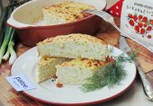 Нежная запеканка из кабачков и куриного филе