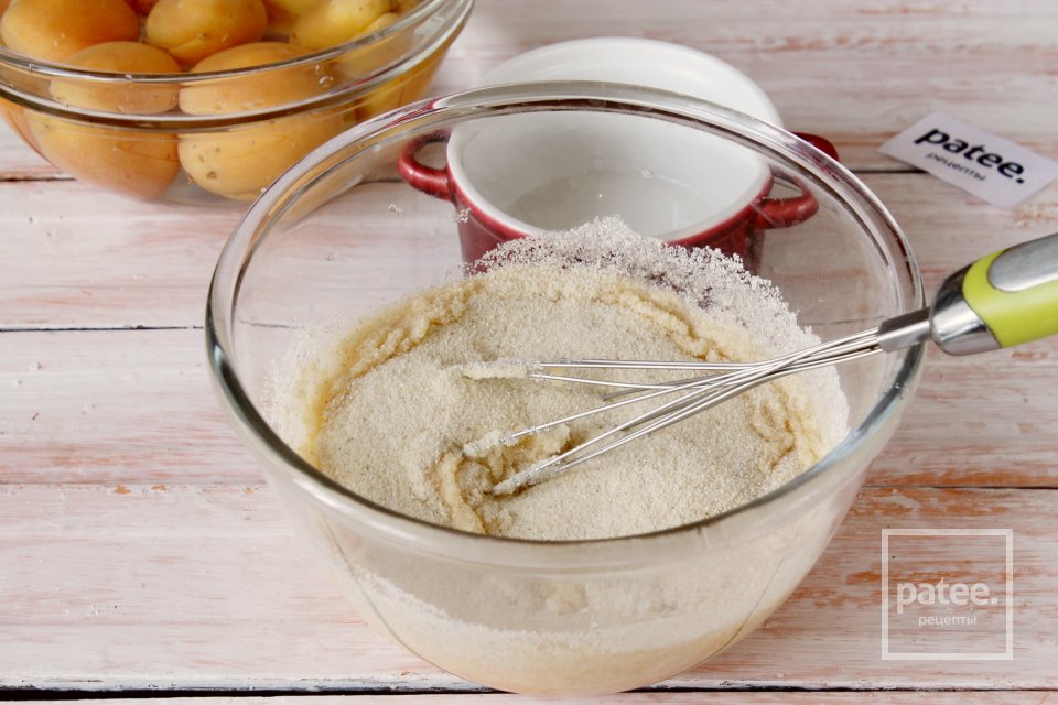 Манник с абрикосами - Шаг 5