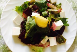 Салат из запеченной свеклы