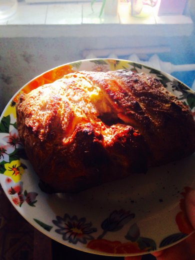 Шоколадный *скажем пирог* или булка с орехами. - Шаг 20