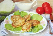 Оладьи из белокочанной капусты