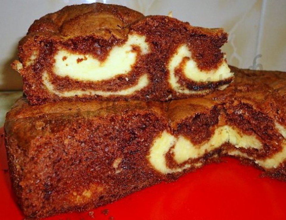 Шоколадно-творожный пирог "Нежная бурёнка".