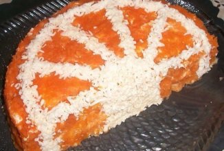 Салат "Апельсиновая долька"