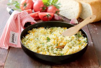 Рис на сковороде