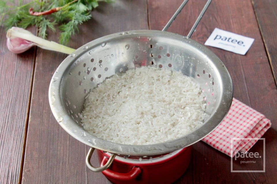 Рис на сковороде - Шаг 6