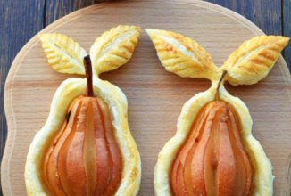 Груши в слойке