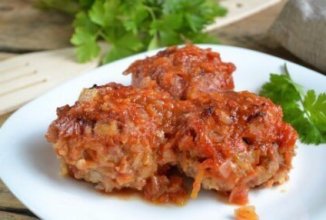 Ёжики с подливой