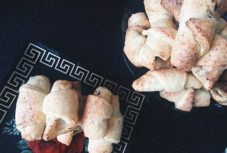Творожные рогалики