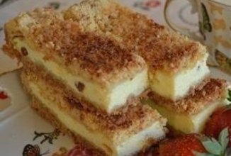 ПЕСОЧНЫЙ ПИРОГ С ТВОРОГОМ