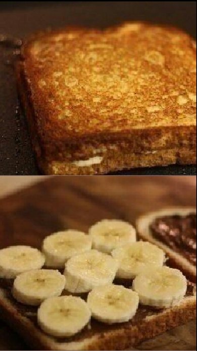 Тосты с шоколадом и бананом - Шаг 1