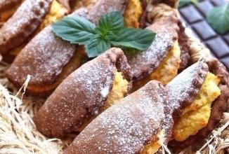 Шоколадно-кокосовые сочники "Улыбка негра":))