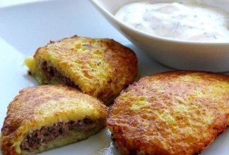 Фаршированные драники.