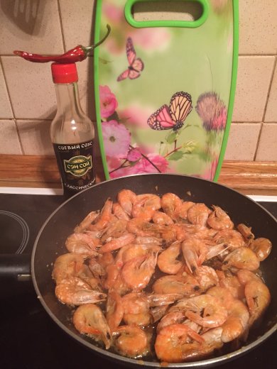 Креветки с чесноком на сливочном масле - Шаг 8