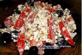 Творожный салат