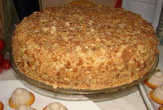 Оригинальный торт "Наполеон" (за пол часа).