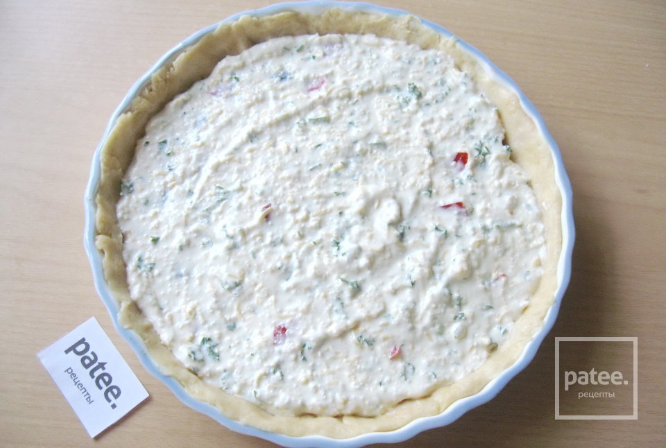 Тарт с сыром и маслинами - Шаг 15