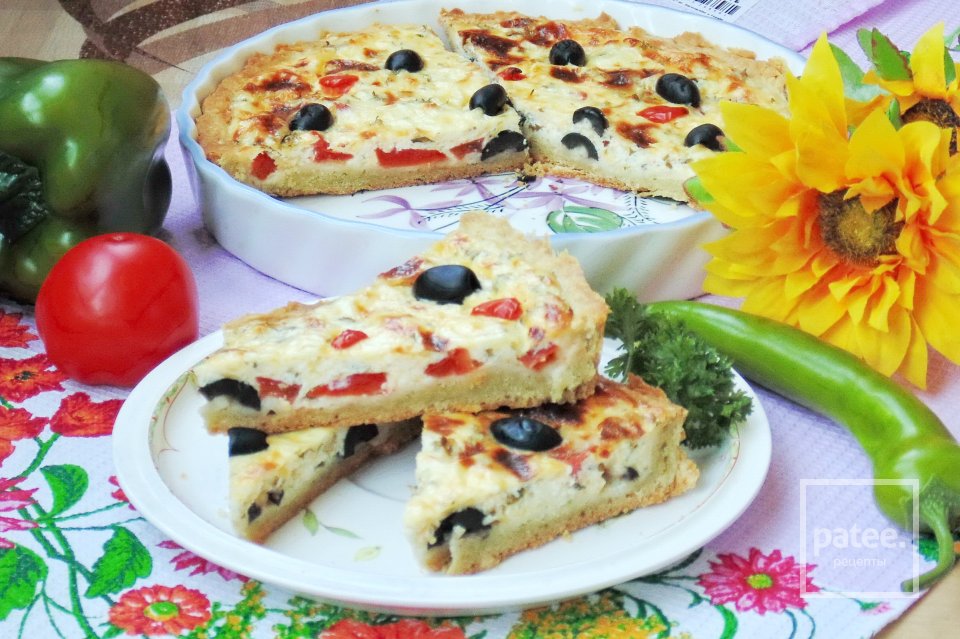 Тарт с сыром и маслинами - Шаг 18