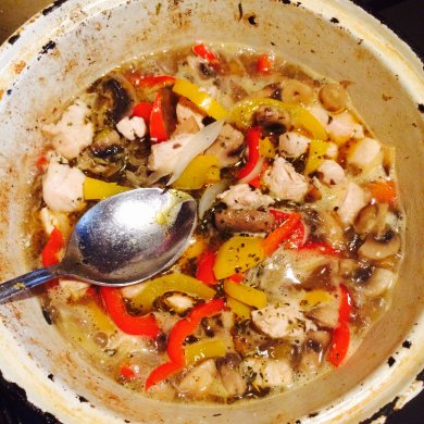 Фрикасе из курицы с овощами. - Шаг 5