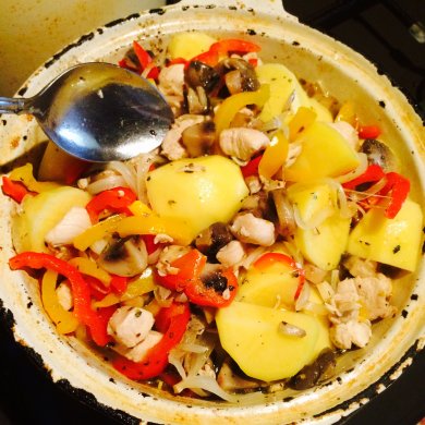 Фрикасе из курицы с овощами. - Шаг 6