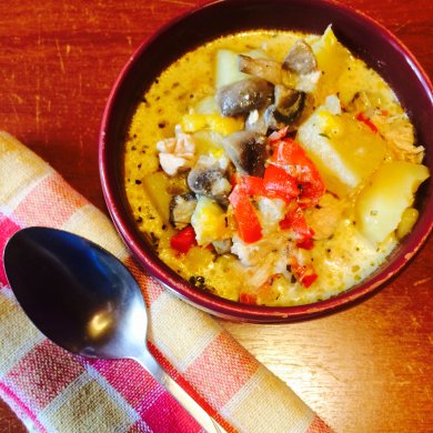 Фрикасе из курицы с овощами. - Шаг 8