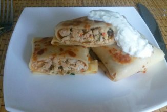 Блинчики с мясом