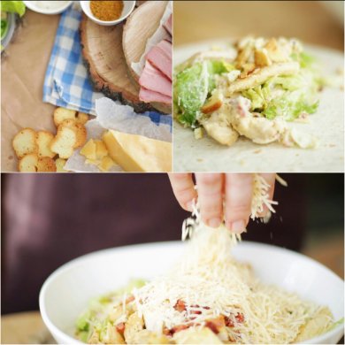 Цезарь ролл - Шаг 1