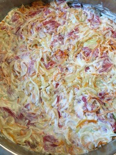 Соблазнительно вкусные кабачки со сметаной под корочкой Пармеджано - Шаг 7