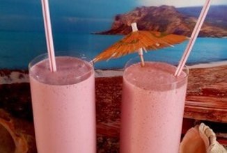 Коктейль" малиновый рай"