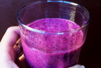 Черничный смузи 🍹💜😻