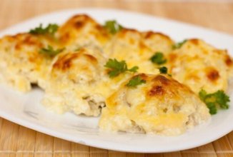 Куриные шарики в сыро-сливочном соусе